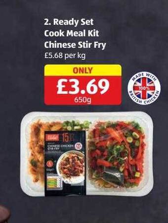 Aldi Ready set cook meal kit chinese stir fry offer
