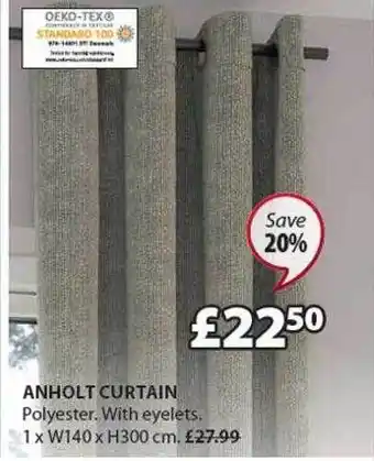 JYSK Anholt curtain offer