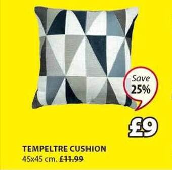 JYSK Tempeltre cushion offer