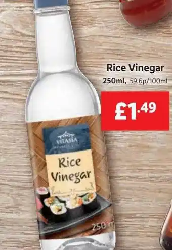 Lidl Rice vinegar offer