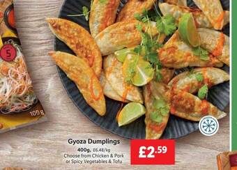 Lidl Gyoza dumplings offer