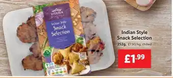 Lidl Indian style snack selection offer
