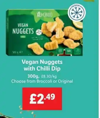 Lidl Vegan nuggets with chilli dip offer