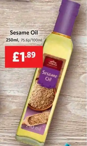Lidl Sesame oil offer