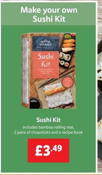 Lidl Sushi kit offer