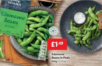 Lidl Edamame beans in pods offer