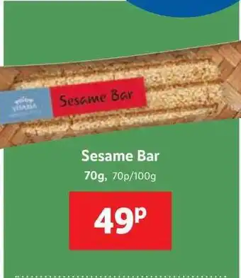 Lidl Sesame bar offer