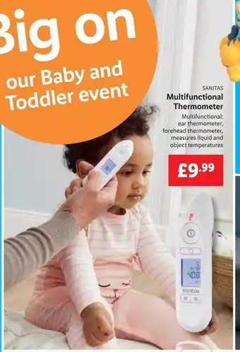 Lidl Sanitas multifunctional thermometer offer