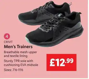 Lidl Crivit men's trainers offer