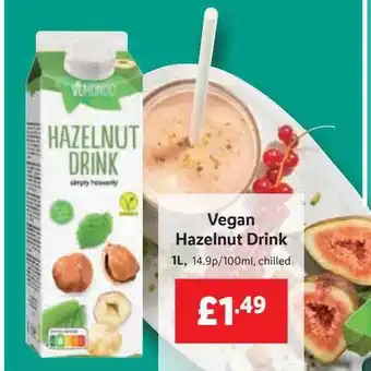 Lidl Vegan hazelnut drink offer