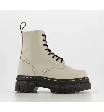 Office Dr. martens audrick 8 eye boots cobblestone grey nappa lux offer