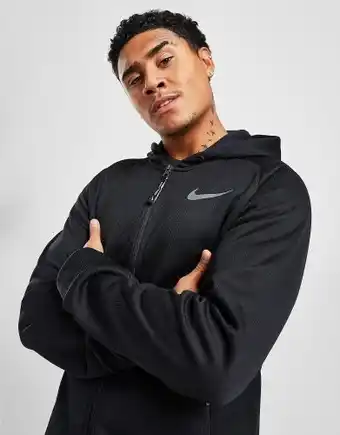 JD Sports Nike pro sphere full zip hoodie - black - mens offer