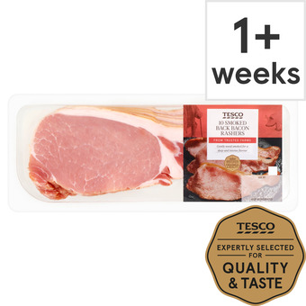 Tesco Tesco smoked back bacon 10 rashers 300g offer