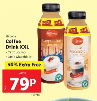 Lidl Milbona Coffee Drink XXL offer