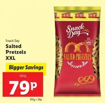 Lidl Snack Day Salted Pretzels XXL offer