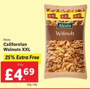 Lidl Alesto Californian Walnuts XXL offer