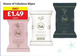 Aldi House of Fabulosa Wipes offer