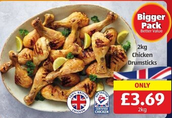 Aldi 2kg Chicken Drumsticks offer