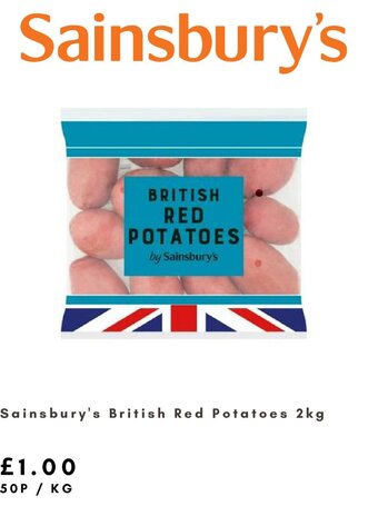 Sainsbury's Sainsbury's British Red Potatoes 2kg offer