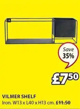JYSK Vilmer shelf offer