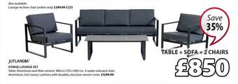 JYSK Vonge lounge set offer