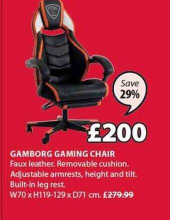 JYSK Gamborg gaming chair offer