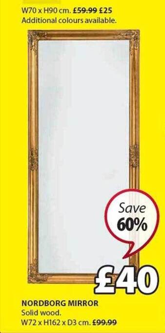 JYSK Nordborg mirror offer