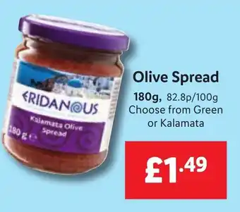 Lidl Olive Spread 180g offer