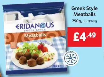 Lidl Greek Style Meatballs 750g offer