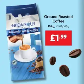 Lidl Ground Roasted Coffee 194g offer