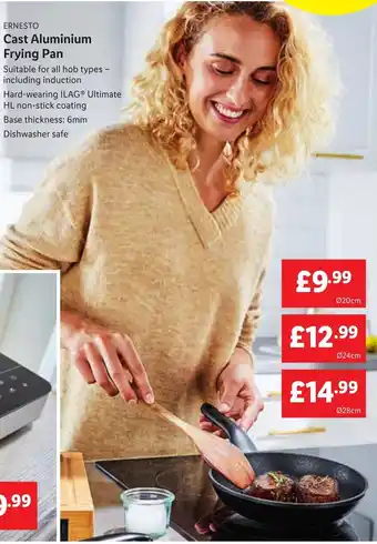 Lidl Ernesto Cast Aluminum Frying Pan offer