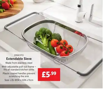 Lidl Ernesto Extendable Sieve offer