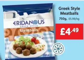 Greek style meatballs