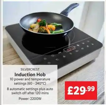 Lidl Silvercrest induction hob offer