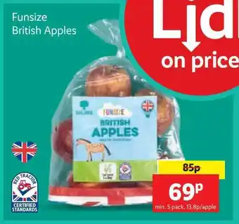 Lidl Funsize british apples offer