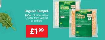 Lidl Organic tempeh offer