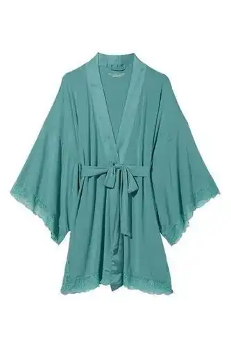 Victoria's secret modal lacetrim robe