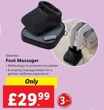 Lidl Silvercrest Foot Massager offer
