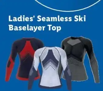 Lidl Ladies' Seamless Ski Baselayer Top offer