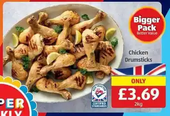 Aldi Chicken drumsticks offer