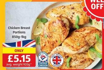 Aldi Chicken breast portions offer