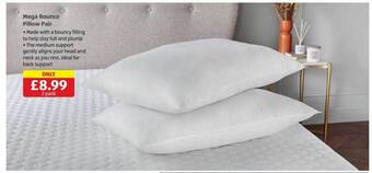 Aldi Mega bounce pillow pair offer