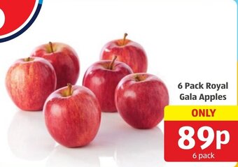 Aldi 6 Pack Royal Gala Apples offer