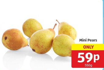 Aldi Mini Pears 550g offer