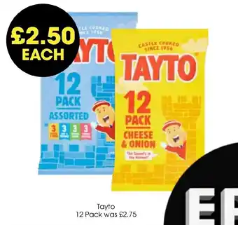 Centra Tayto 12 Pack offer