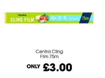 Centra Centra Cling Film 75m offer