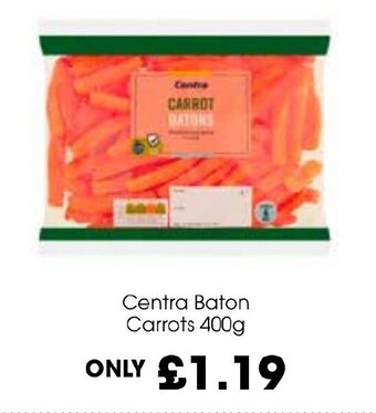 Centra Baton Carrots 400g