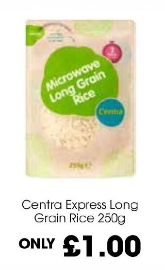 Centra Centra Express Long Grain Rice 250g offer