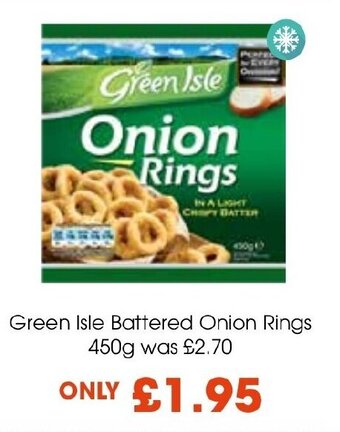 Green Isle Battered Onion Rings 450g