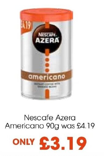 Centra Nescafe Azera Americano 90g offer